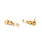 Kundan Earrings with Pearl Drops (Gold) - Ruby Raang - Swadesiicart