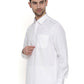Ramraj Cotton Mens Full Sleeve Formal 100 % Cotton White Shirt | Swadesiicart