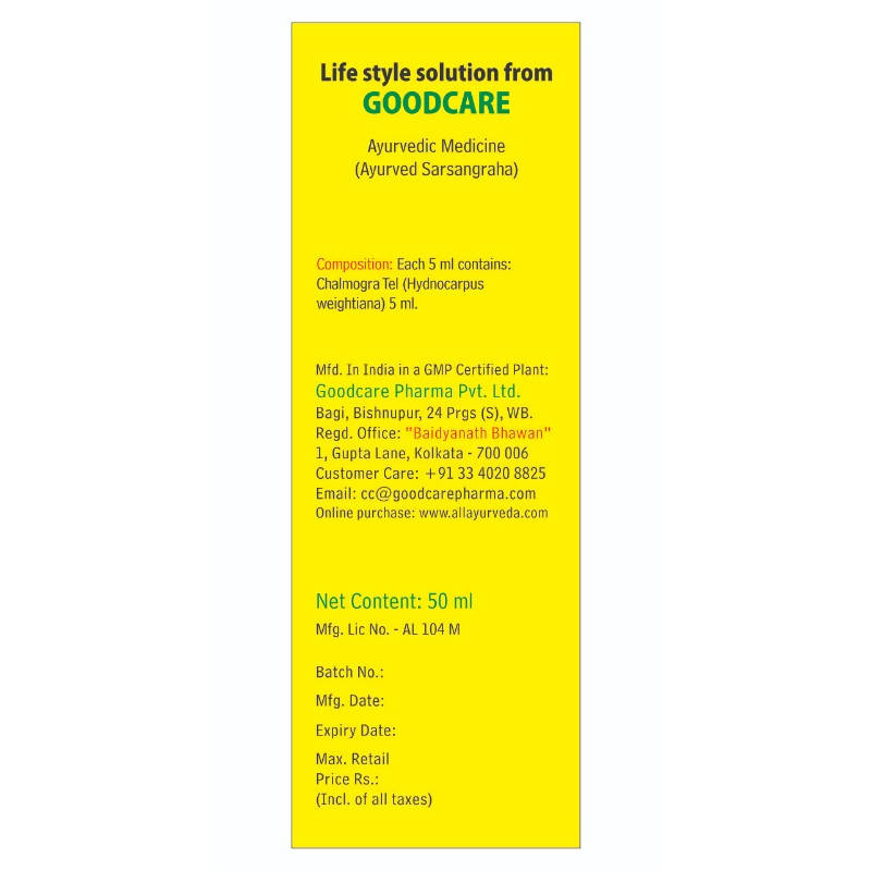Baidyanath Goodcare Tuvrak (Chalmogra) Tel | Swadesiicart