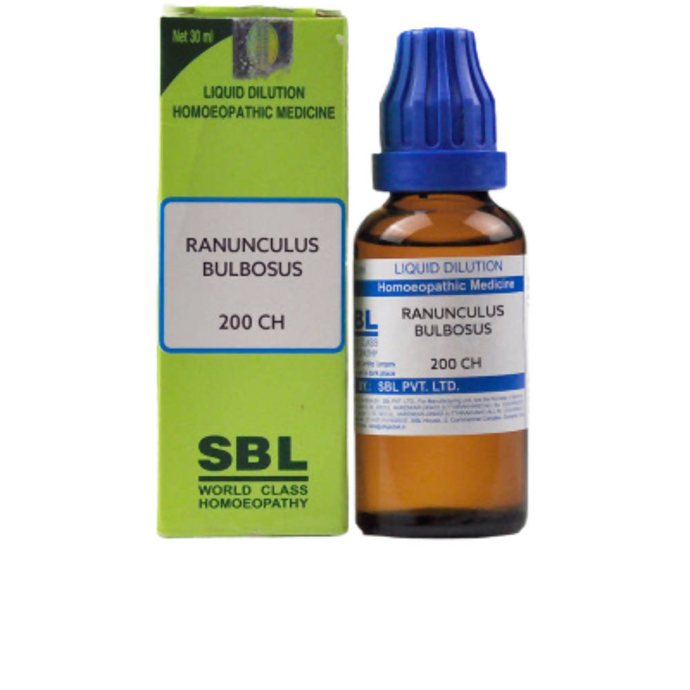 SBL Homeopathy Ranunculus Bulbosus Dilution - Swadesiicart