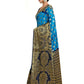Mimosa Women's Banarasi Art Silk Multicolor Saree | Swadesiicart
