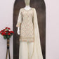 Anaita Off-white Embroderied Faux Georgette Stitched Plazzo Suit