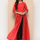 Ahalyaa Womens Kurta Set - Red | Swadesiicart
