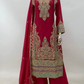 Lorenvalley Fashion Pink Chinon Embroidery With Sequince Work Salwar Kameez Stitched | Swadesiicart