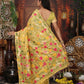 Shree Shyam Fashion Linen Cotton White Saree