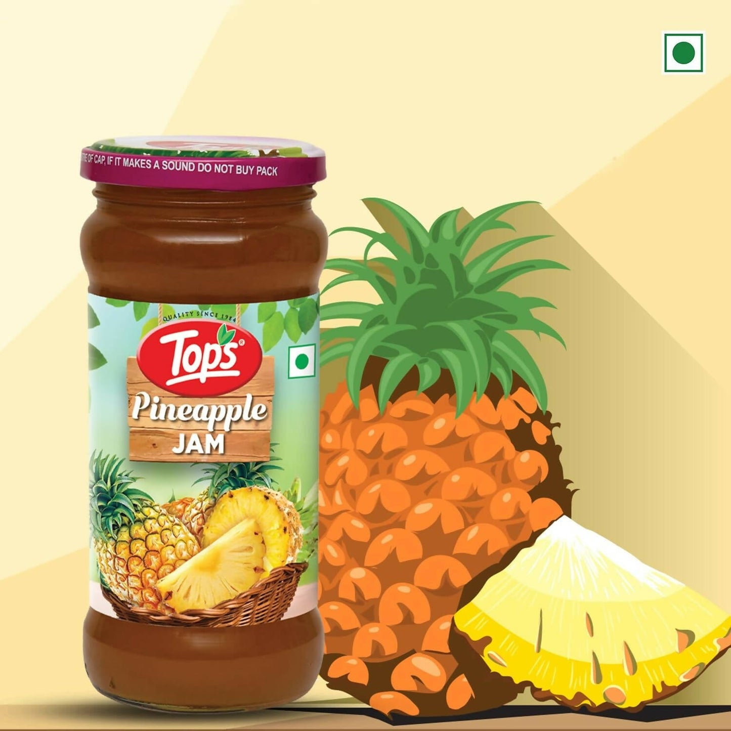 Tops Pineapple Jam - Swadesiicart