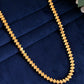 VOJ Gold-Polished Designer Leaf Shaped Chain For Men | Swadesiicart
