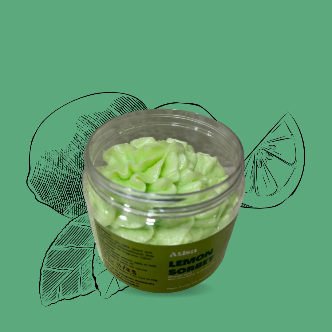 Atisa Lemon Sorbet Whipped Soap | Swadesiicart