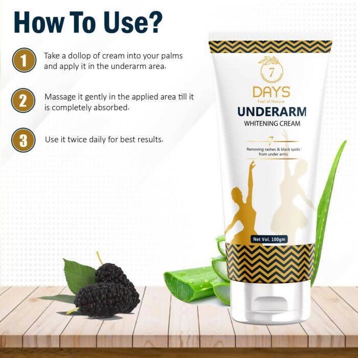 7 Days Underarm Whitening Cream - Swadesiicart