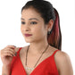 AanyaCentric Ad Short Mangalsutra Set Pendant with Earrings Golden | Swadesiicart