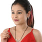 AanyaCentric Ad Short Mangalsutra Set Pendant with Earrings Golden | Swadesiicart