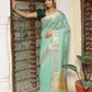 Shree Shyam Fashion Sea Green Cotton Saree