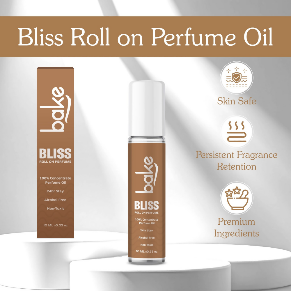 Bake Bliss 100% Concentrated Perfume Oil Roll on Fragrance For Men & Women - Passion Fruit | Swadesiicart