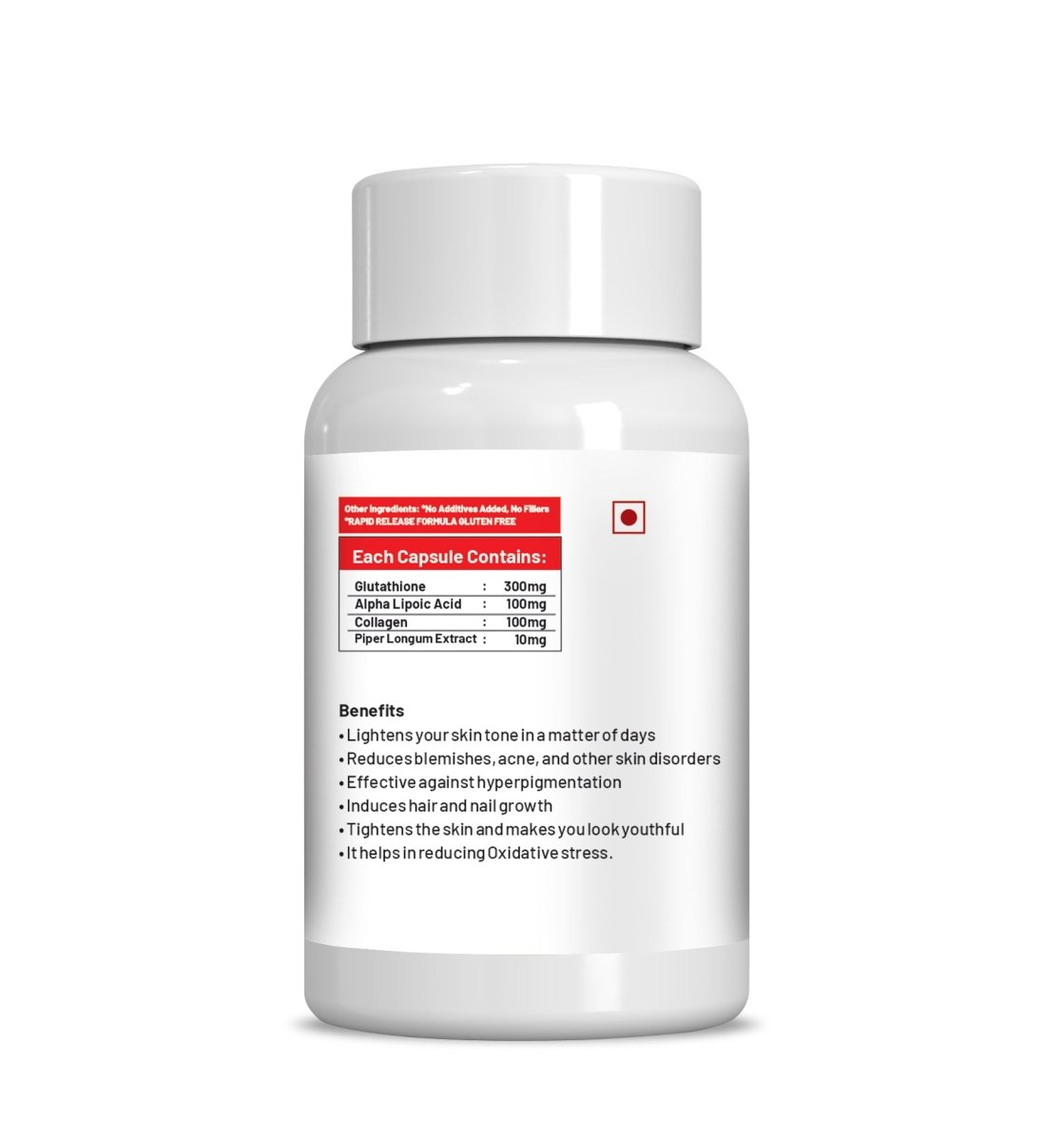Ae Naturals Nano Gluta Skin Brightening Capsules - Swadesiicart