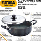 Hawkins Futura Non-stick All-Purpose Pan Handi 3 L with Lid (NAP30) - Swadesiicart