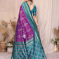 Aastha Fashion Wine Soft Silk Weaving Saree