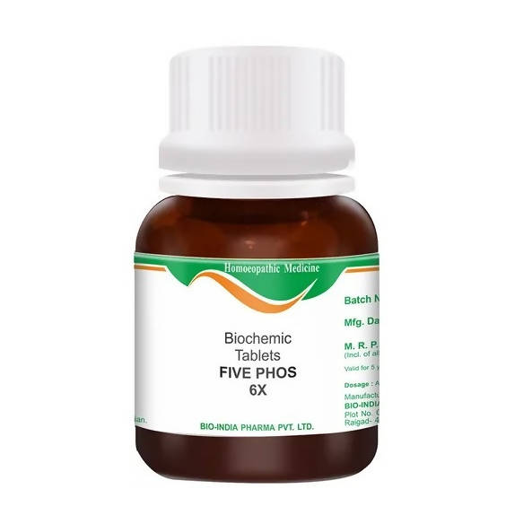 Bio India Homeopathy Five Phos Biochemic Tablets | Swadesiicart