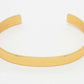 NVR Men Gold Stainless Steel Cuff Bracelet - Swadesiicart
