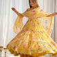 Joban Fashion Yellow Kurta Set Georgette Sequence Embroidery Work - Swadesiicart