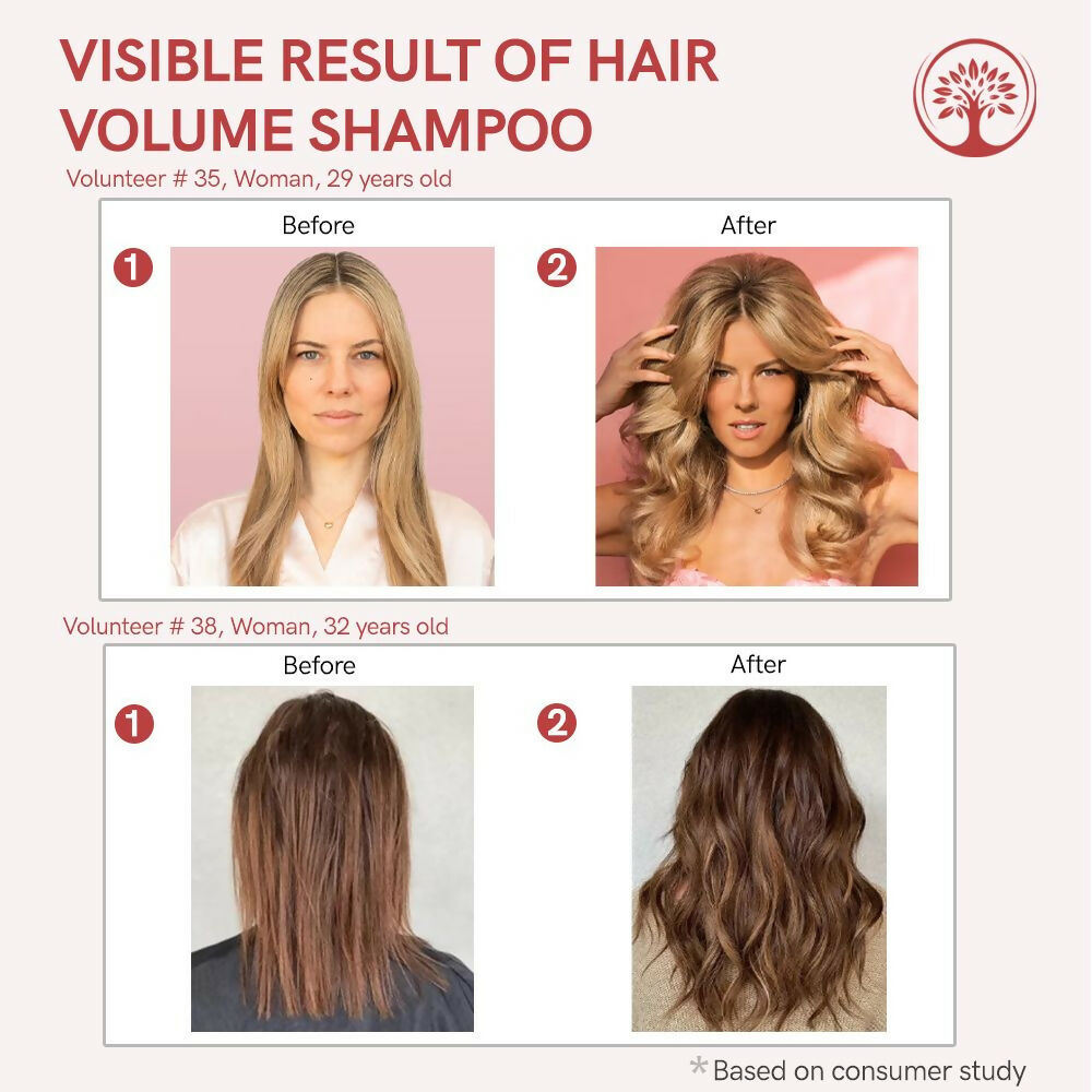Ivory Natural Hair Volume Shampoo For Thicker And Voluminous Hair | Swadesiicart