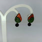 Terracotta Water Drop Ear Studs
