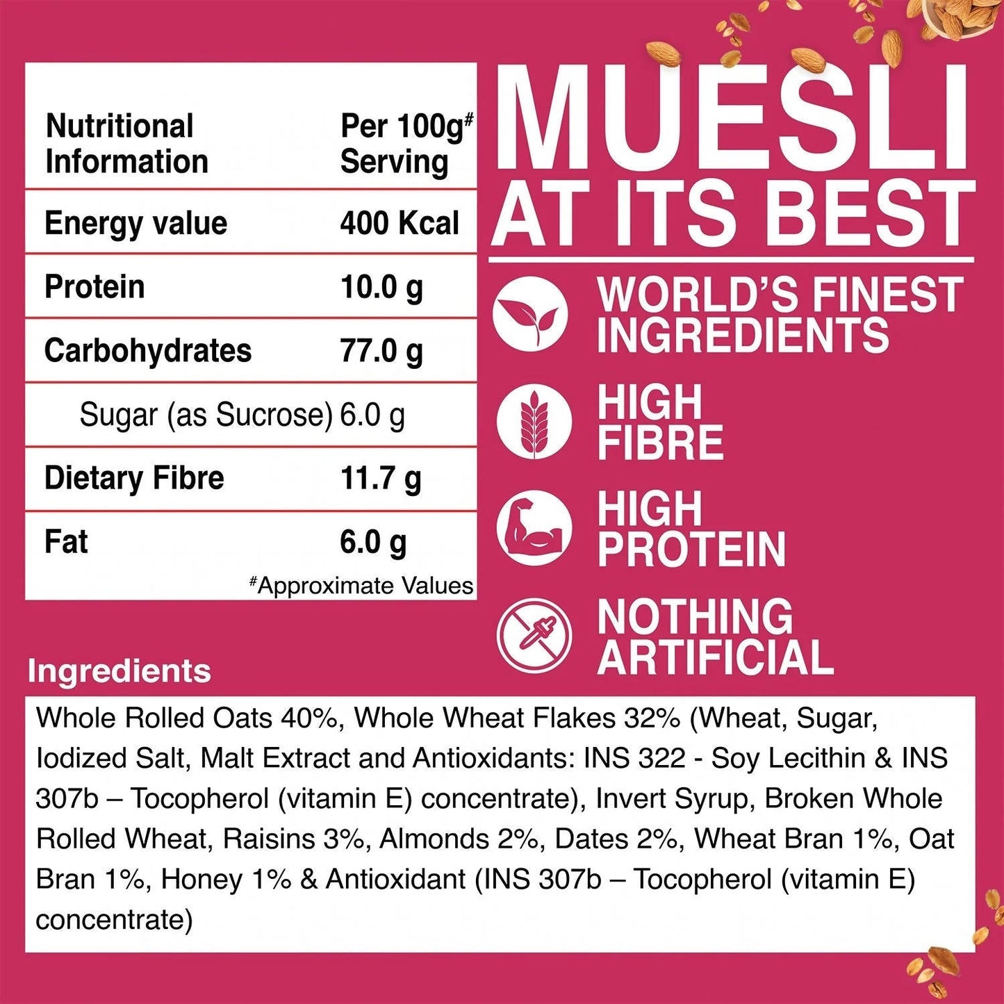 Bagrry's Swiss Style Muesli - Swadesiicart