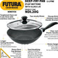 Hawkins Futura Non-stick Deep Fry Pan with Glass Lid 2 L (NDL20G) - Swadesiicart
