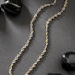 NVR Men's Rhodium-Plated Stainless Steel Chain - NR Retail-NVR