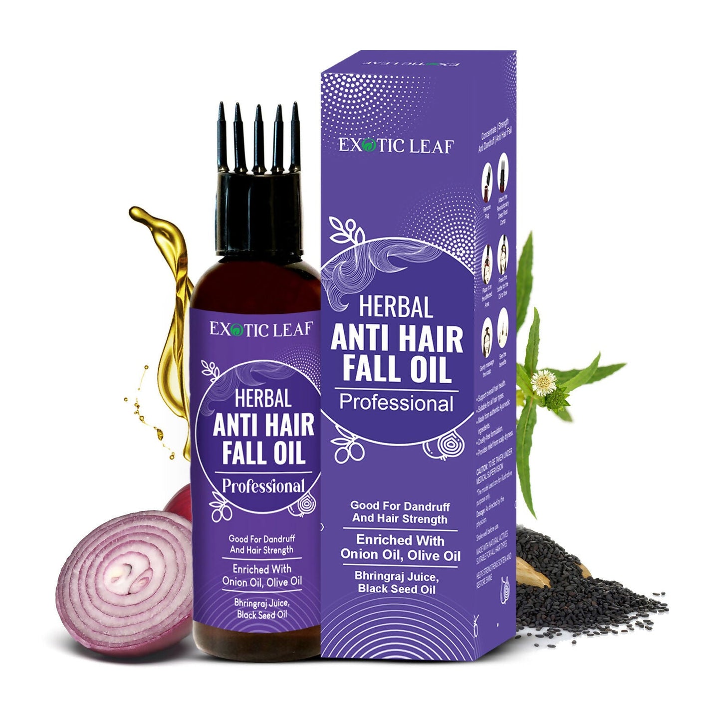 Exotic Leaf Anti Hair Fall Oil - Swadesiicart