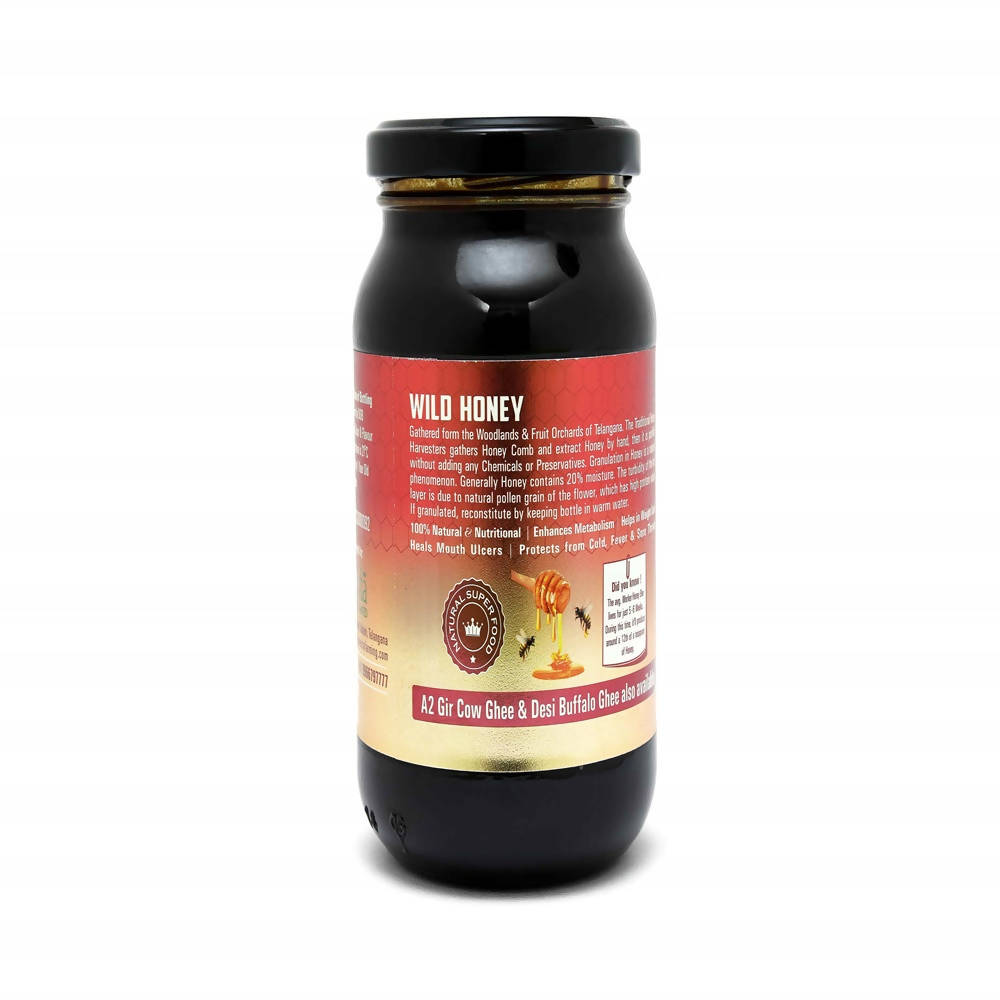 Nature's Trunk Wild Honey (Multi-Floral) - Swadesiicart