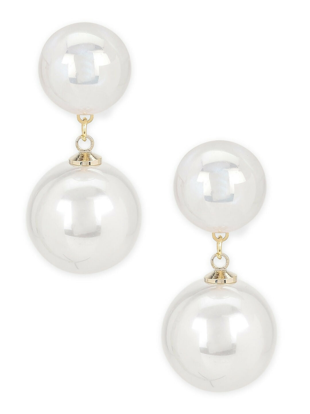 Duet Pearl Earrings- Ruby Raang | Swadesiicart
