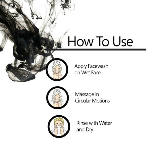 Bello Herbals Charcoal Face Wash - Swadesiicart