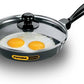 Hawkins Futura Non-stick Frying Pan 22 cm Diameter with Glass Lid 1 L (NF22G) - Swadesiicart