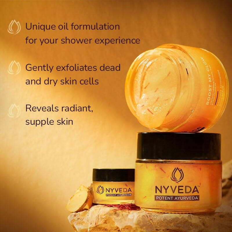 Nyveda Boost My Glow Radiance Activating Sugar Scrub | Swadesiicart