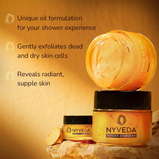 Nyveda Boost My Glow Radiance Activating Sugar Scrub | Swadesiicart