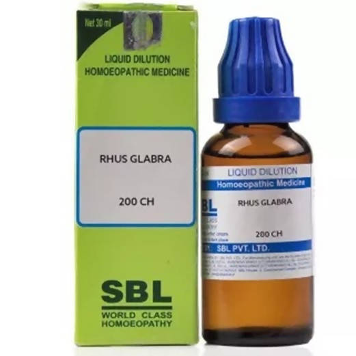 SBL Homeopathy Rhus Glabra Dilution - Swadesiicart