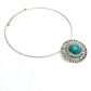 Mominos Fashion Johar Kamal Oxidised Silver-Plated Stone Work Necklace Handicraft | Swadesiicart