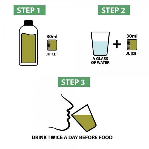 Vitro Naturals Certified Organic Triphala Juice | Swadesiicart