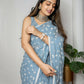 Vamsee Patangiyu Grey Georgette Saree - Swadesiicart
