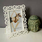 Art Street Painting Mantra Decoralicious White Designer Circular Motif Photo Frame