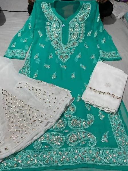 Arfa Fashion House New Collection Of Chikankari Gota Patti Lovers | Swadesiicart
