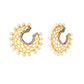 Nuyug 22K Gold Plated Celestial Filigree Earrings | Swadesiicart
