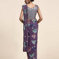 Purple Pure Georgette Sequence work Ready to wear Saree with stitched Blouse - Nirvana | Swadesiicart