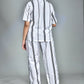 Morchari Digital Print Semi Muslin Co-Ord Set Top & Trouser-Multicolor - Swadesiicart