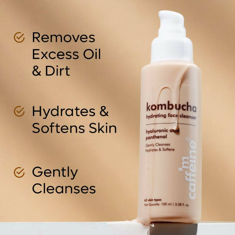 mCaffeine Kombucha Hydrating and Antioxidant-Rich Face Cleanser - Swadesiicart