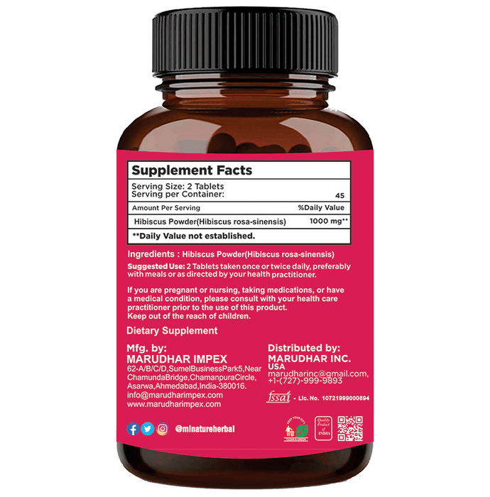 Minature Hibiscus Tablets | Swadesiicart