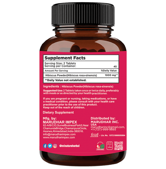 Minature Hibiscus Tablets | Swadesiicart