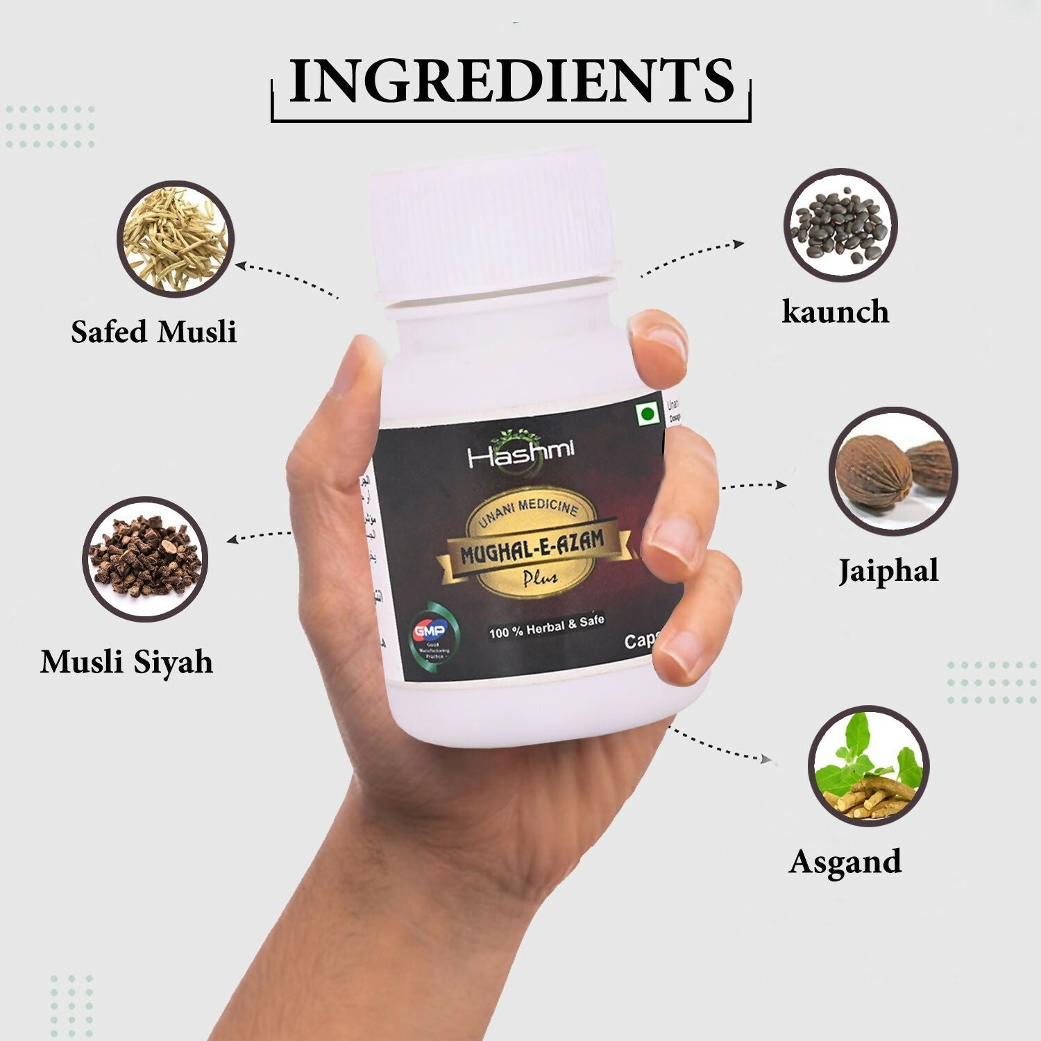 Hashmi Mughal E Azam Capsules - Swadesiicart