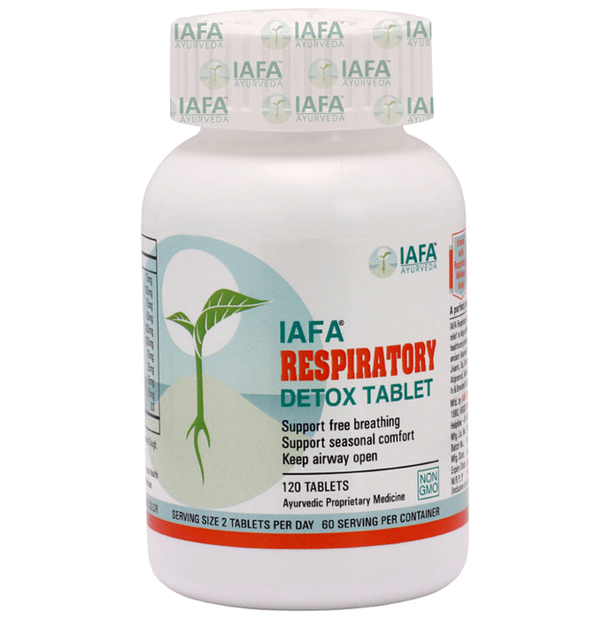 Iafa Ayuveda Respiratory Detox Tablets | Swadesiicart