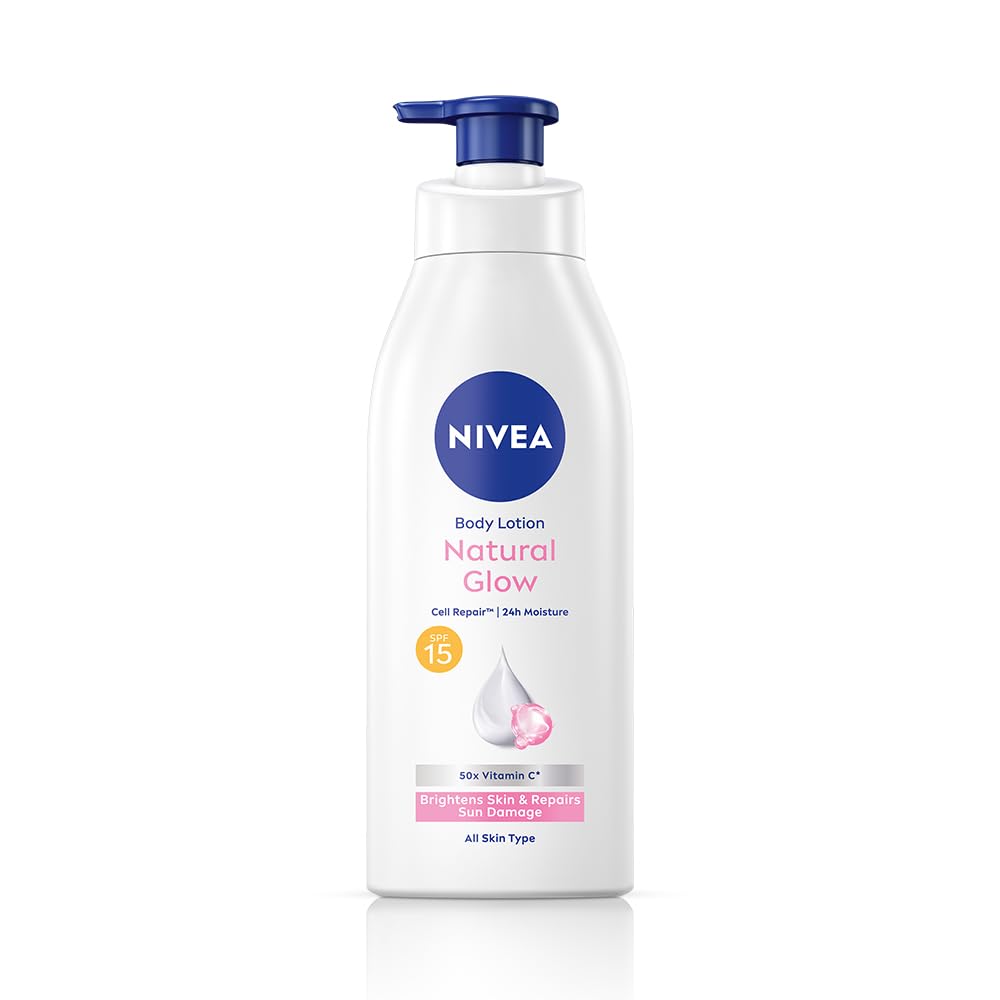 Nivea Body Lotion Natural Glow Cell Repair – SPF 15 Even Tone